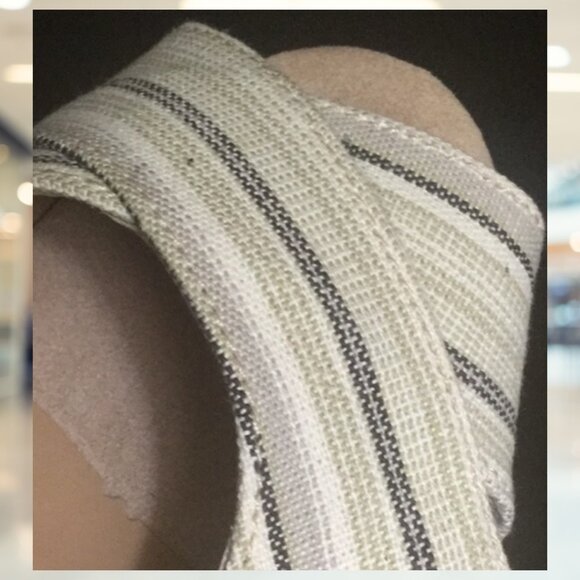 Peep toe Wedges Sz 10 - Picture 3 of 4